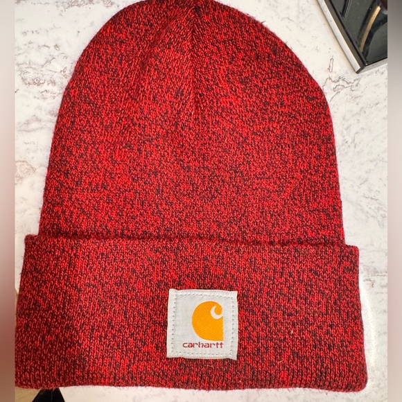 Carhartt Other - Carhatt Red/Black Hat Winter Cap